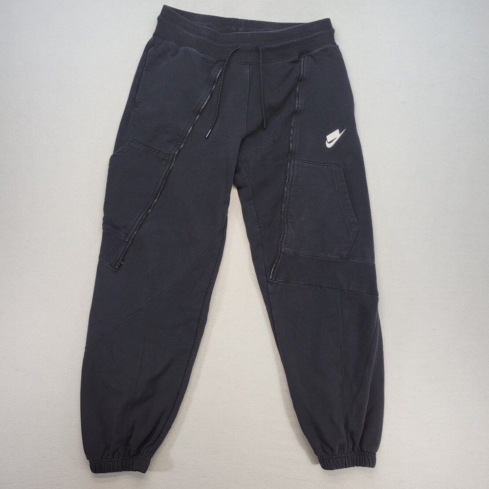 Nike Black Sweatpants with White Logo